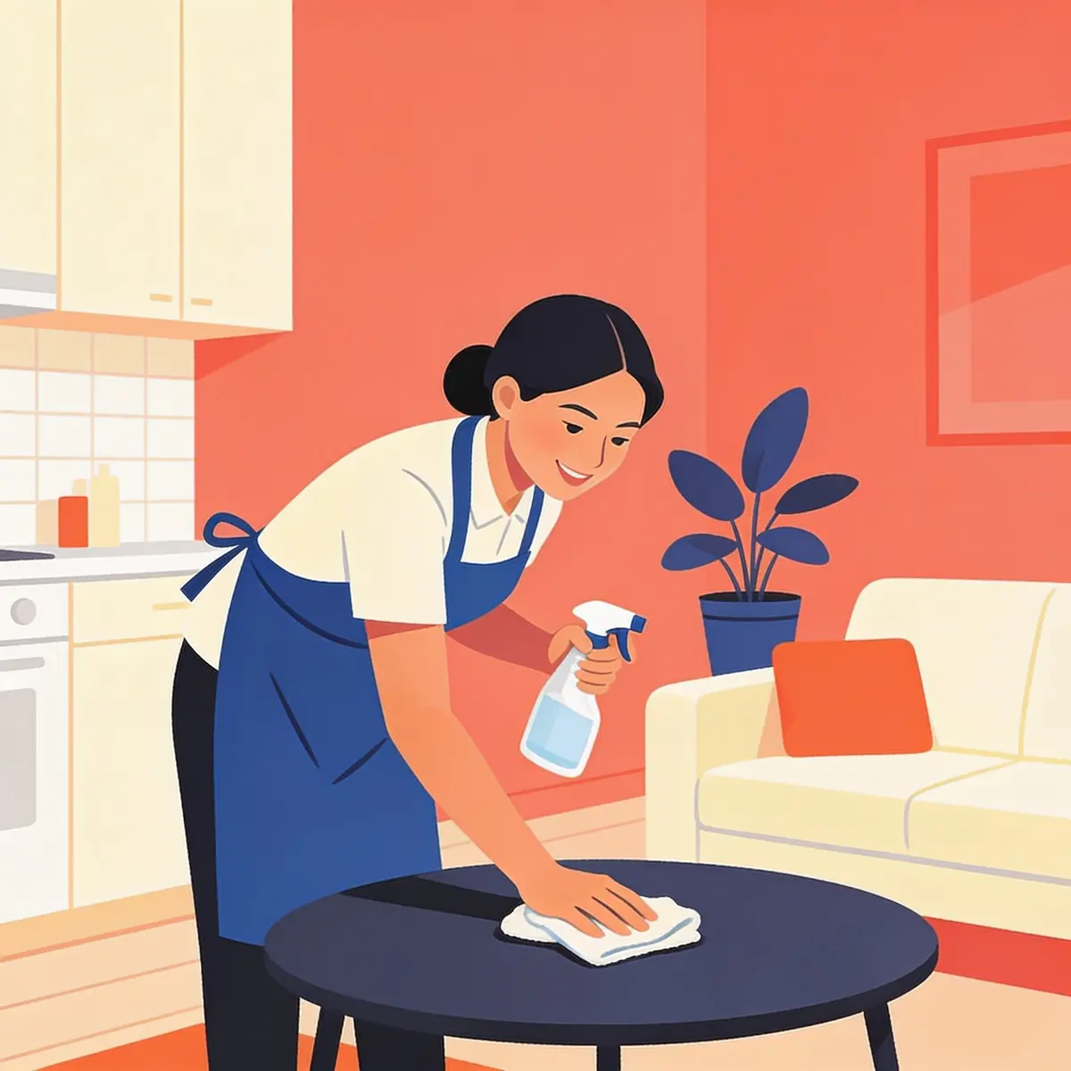 Standard clean illustration